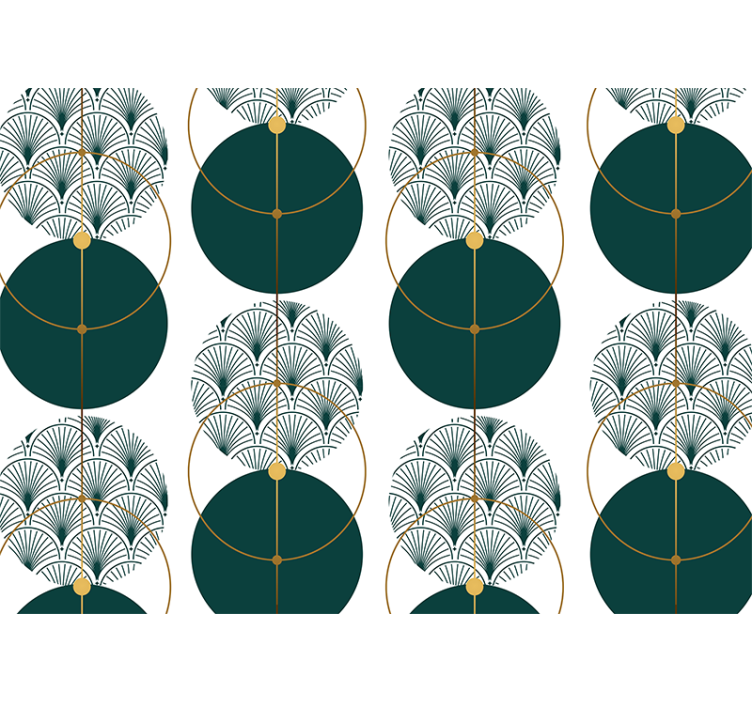 Textury a vzory fototapeta geometrické vějířové vzory - TenStickers