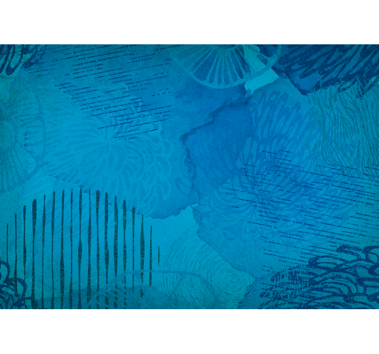 Fototapeta světle modrá geometrický design - TenStickers