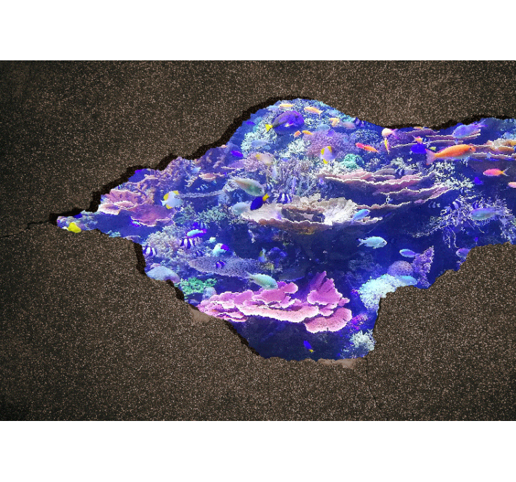 Příroda fototapeta korálová krajina pod vlnami - TenStickers