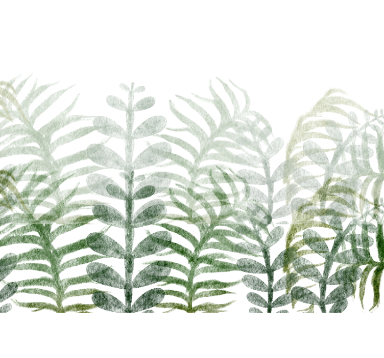 Příroda fototapeta vzor listoví - TenStickers