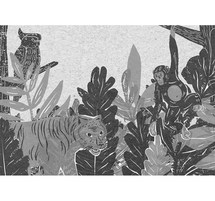 Fototapeta zvířata scéna divoké přírody - TenStickers