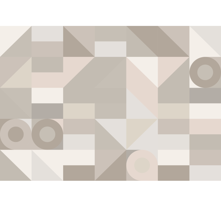 Textury a vzory fototapeta geometrické tvary - TenStickers