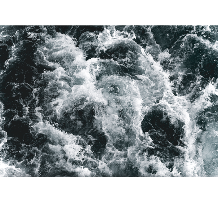 Moře fototapeta vlny rozbouřeného oceánu - TenStickers