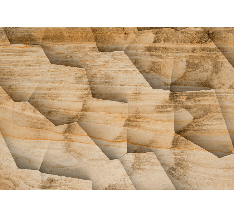 Imitace dřevěných stěnových panelů 3d fototapeta - TenStickers