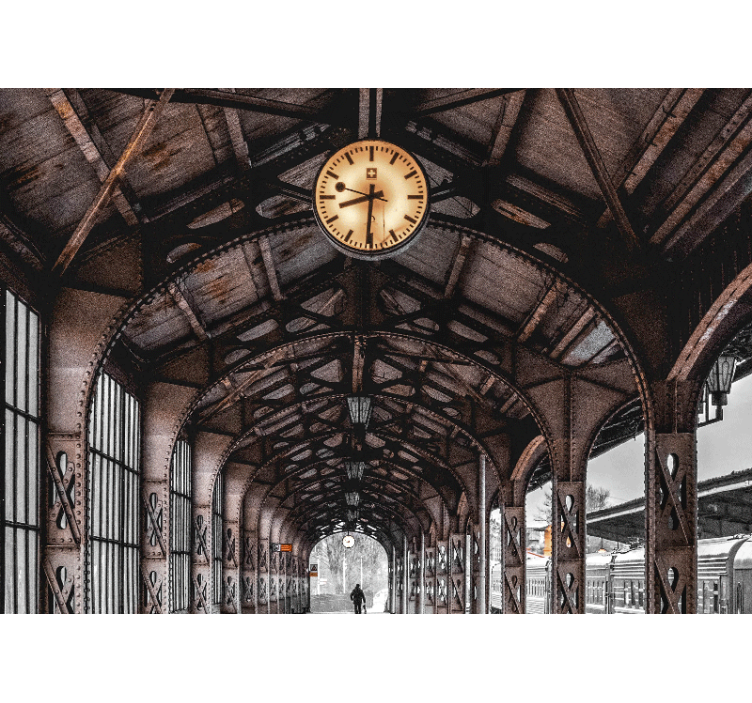 Fototapeta pro město a zemi zvonová stanice - TenStickers