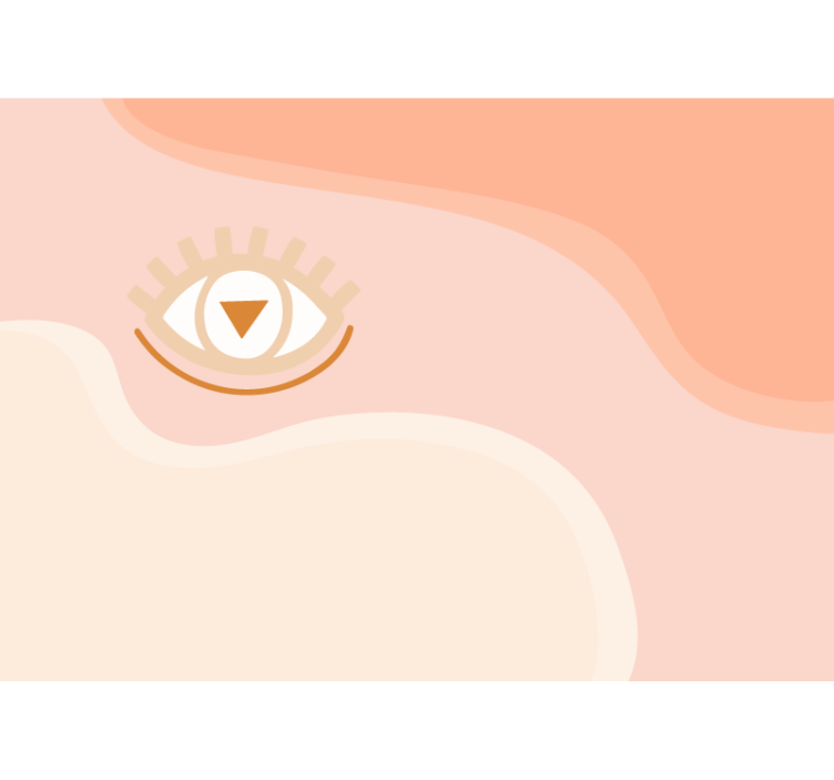 Abstraktní fototapeta s designem stylizovaného oka - TenStickers