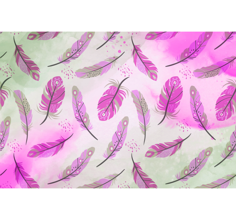 Fototapeta boho peří zen - TenStickers