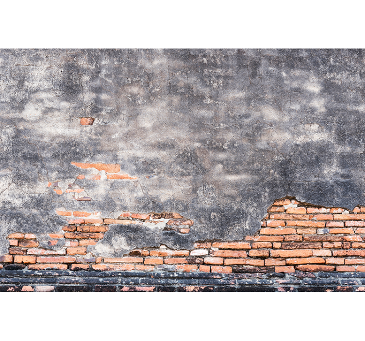 Grungeová zeď Cihla fototapeta - TenStickers
