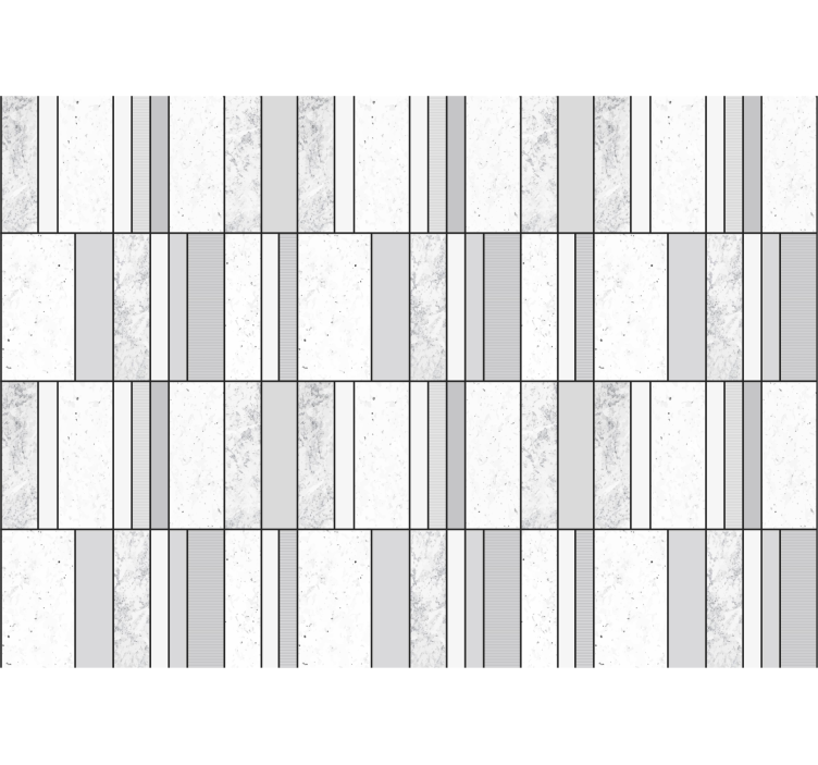 Mramor s černými linkami fototapeta do koupelny - TenStickers