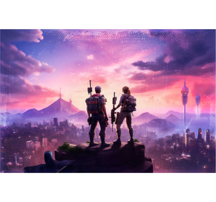 Nástěnná malba v hrdinově pokoji pro teenagery - TenStickers