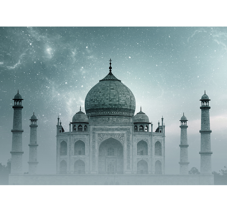 Taj mahal podle fototapeta - TenStickers