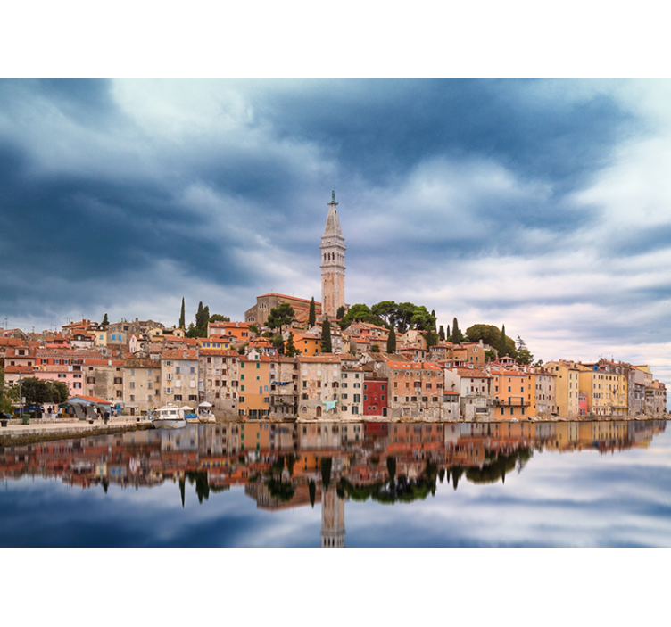 Fototapeta panorama města rovinj - TenStickers