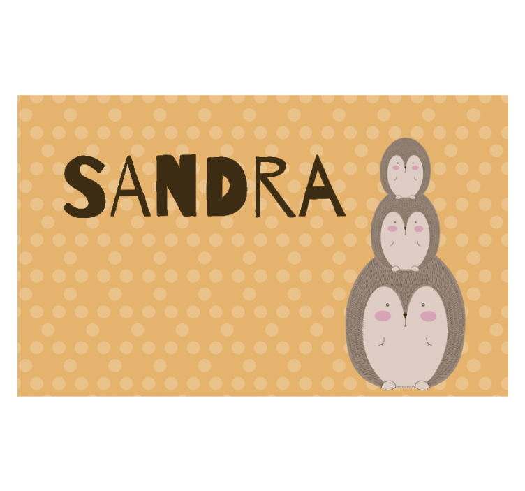 Roztomilí skládaný ježci Dětská ložnice fototapeta - TenStickers