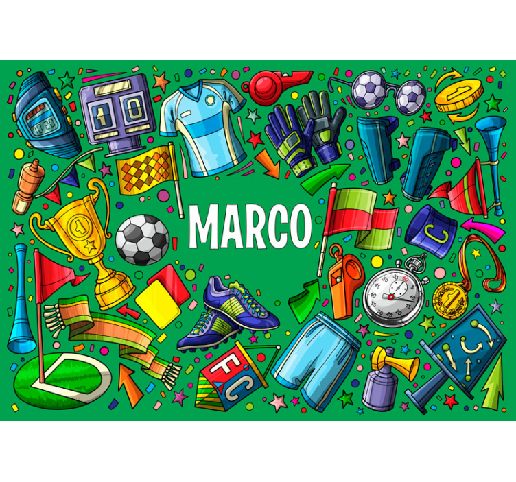 Fotbalová vášeň s vlastní fototapetou - TenStickers