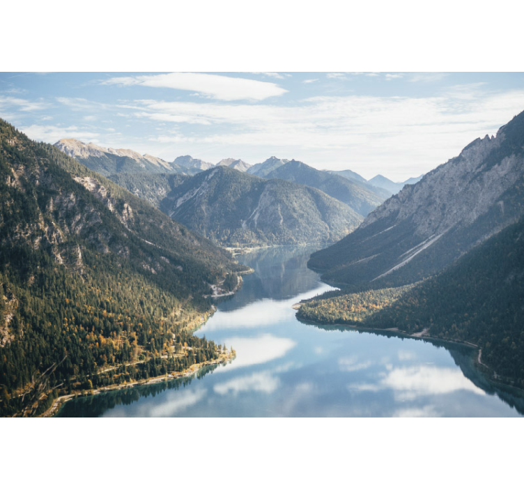 Majestátní horský výhled Fototapeta - TenStickers