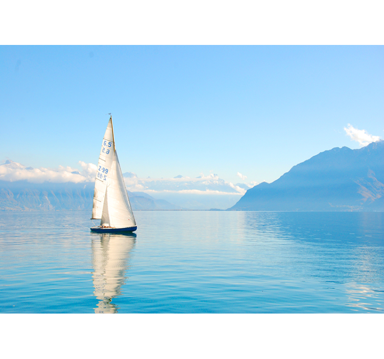 Moře fototapeta plavba po vodě - TenStickers