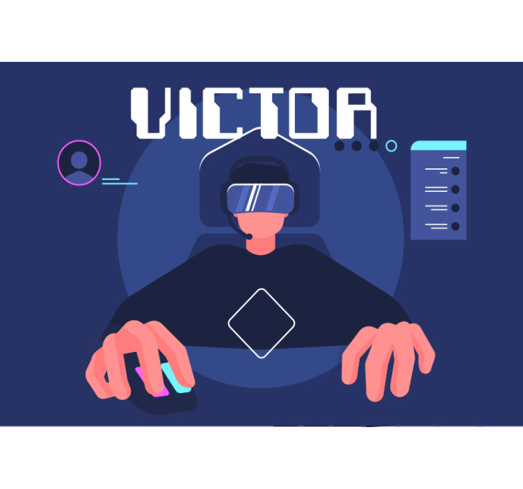 Herní virtuální realita Fototapeta hudba - TenStickers