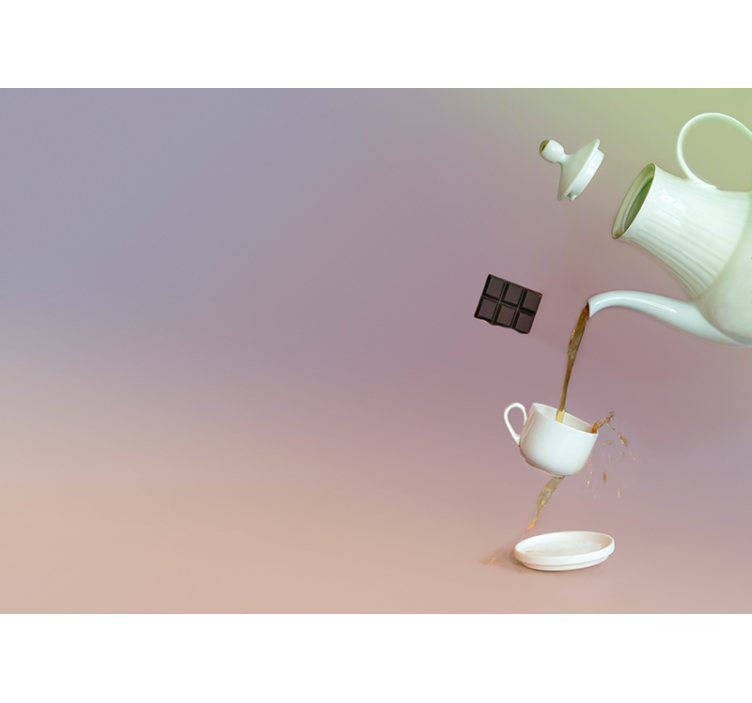 Chvilky plovoucího čaje Fototapeta hudba - TenStickers