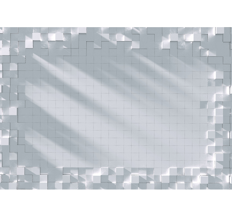 Textury a vzory fototapeta geometrické dlaždice - TenStickers