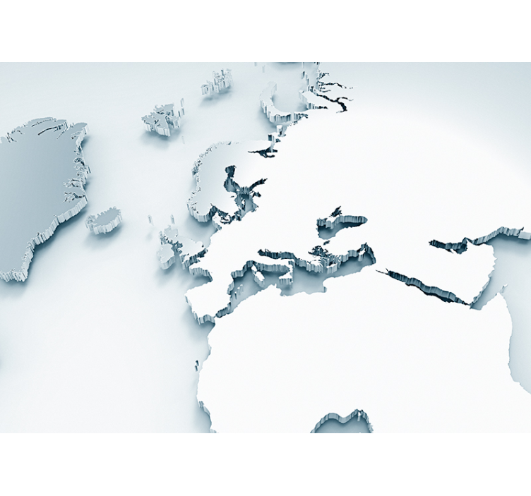 Fototapeta 3d efekt světa - TenStickers