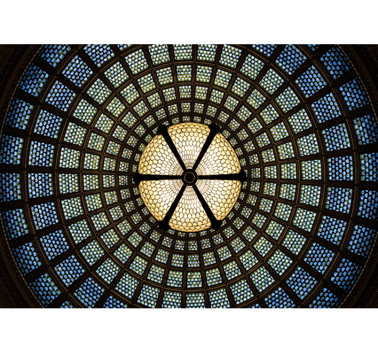 Vitrážový strop 3D fototapeta - TenStickers