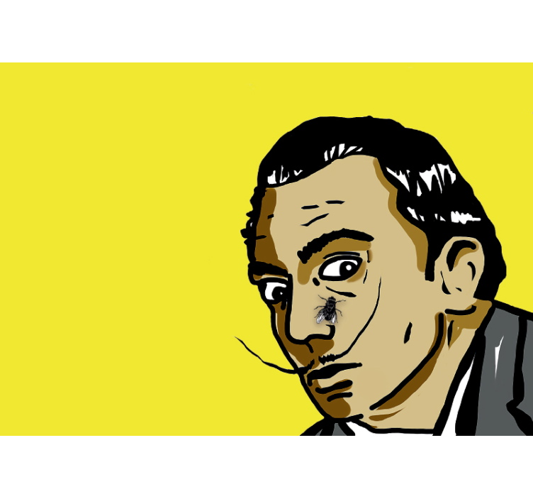 Surrealistické portrétní setkání Umělecká fototapeta - TenStickers