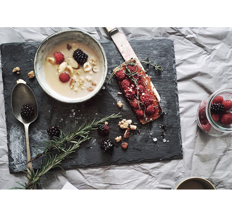 Fototapeta květiny osvěžující bobulové potěšení - TenStickers