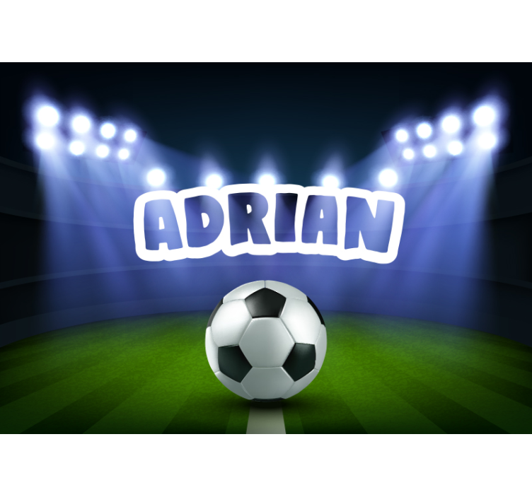 Oslava fotbalového hřiště Fototapeta lidí - TenStickers