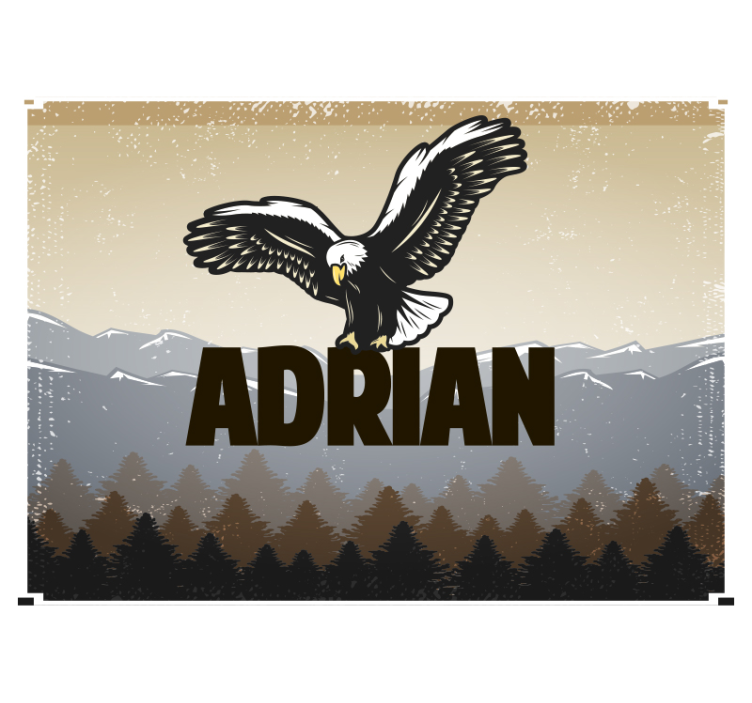 Orel za letu Fototapeta zvířata - TenStickers