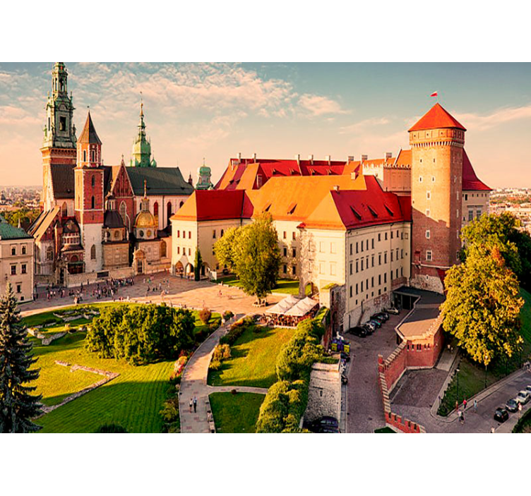 Fototapeta wawel v krakově - TenStickers