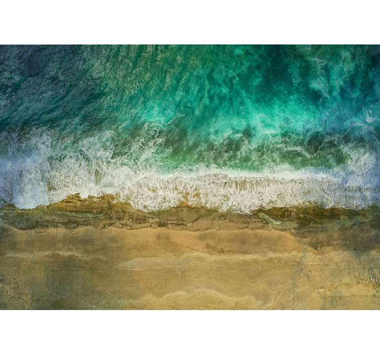 Uspořádání pobřežních rostlin Příroda fototapeta - TenStickers