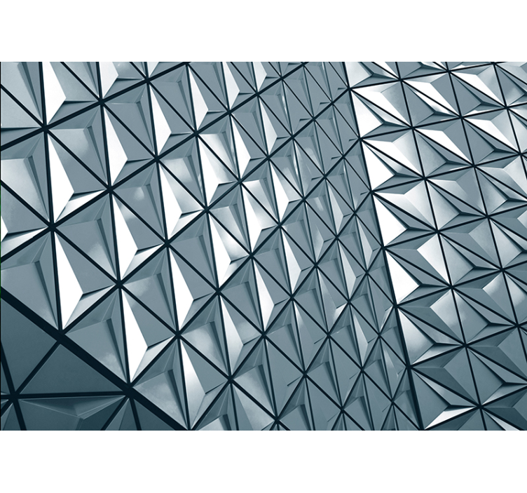Geometrický vzorovaný povrch Abstraktní fototapeta - TenStickers