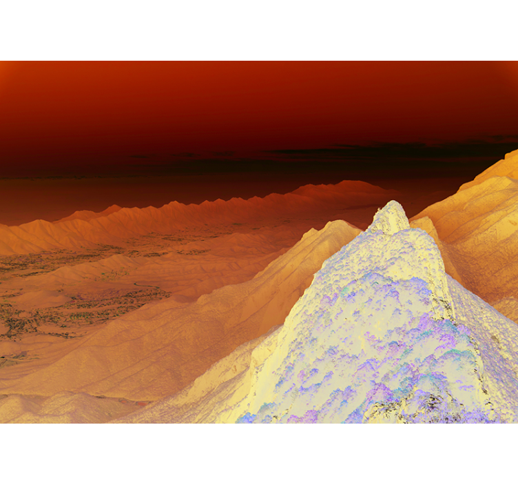 Fototapeta Úchvatný výhled na horský masiv - TenStickers