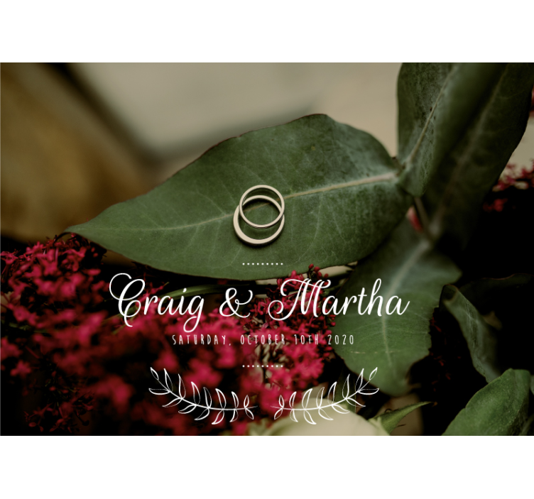 Věčné snubní prsteny Fototapeta - TenStickers