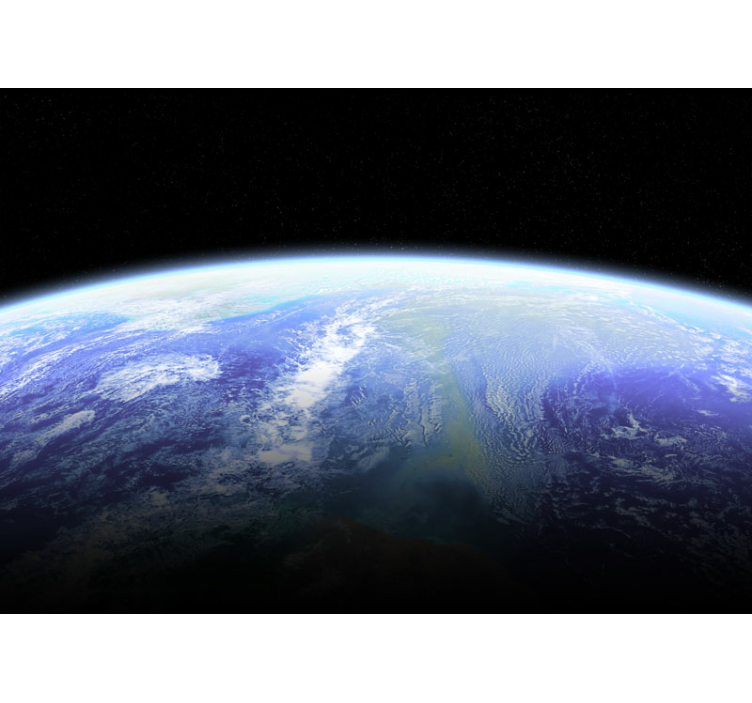 Fototapeta satelitní snímek země - TenStickers