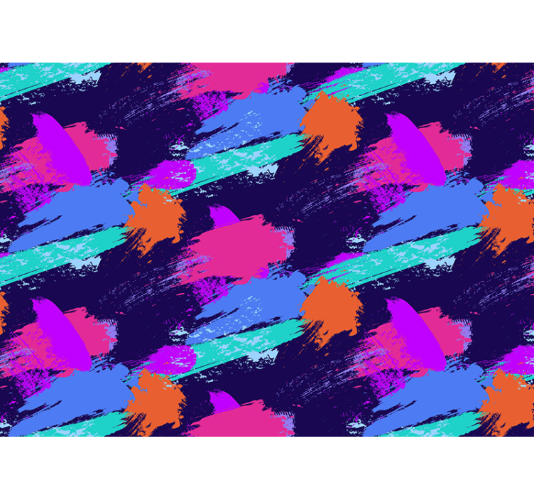 Abstraktní fototapeta barevné štětcové tahy - TenStickers