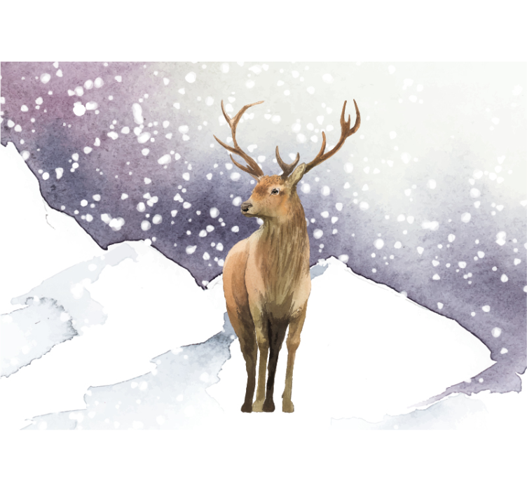 Fototapeta zvířata vznešená scéna jelena - TenStickers