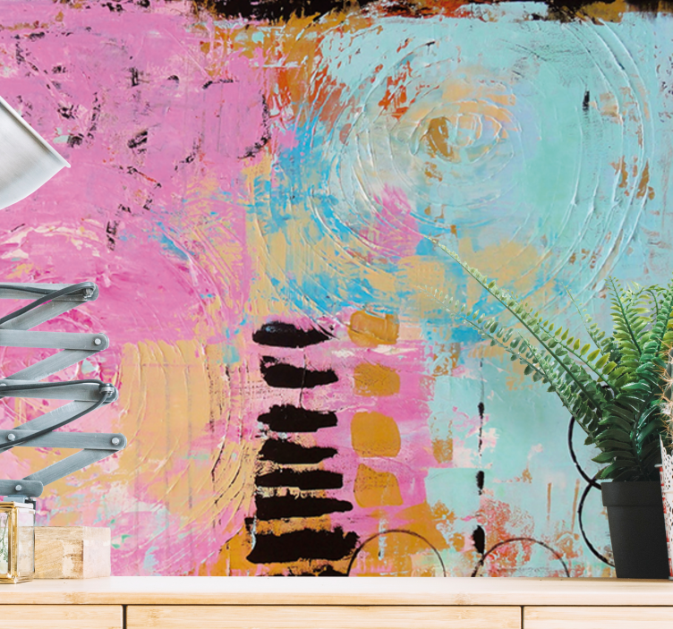 Abstraktní fototapeta barevné víry - TenStickers