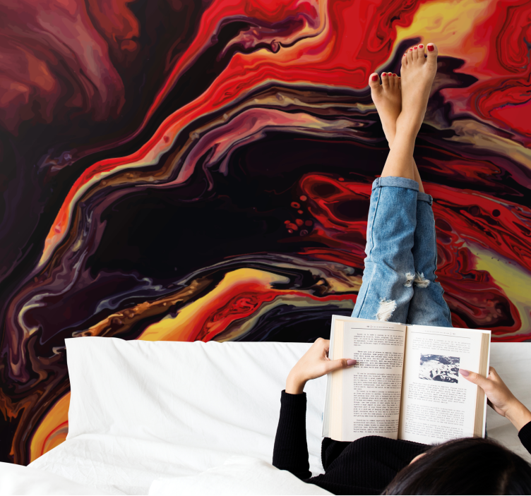 Abstraktní fototapeta dynamické vířivé vzory - TenStickers