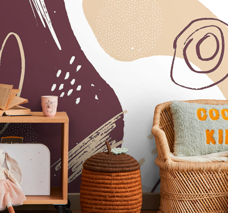 Abstraktní fototapeta geometrické tvary - TenStickers