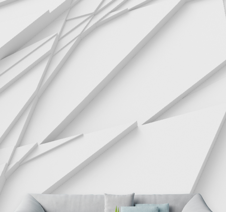 Abstraktní fototapeta geometrické vrstvené vzory - TenStickers