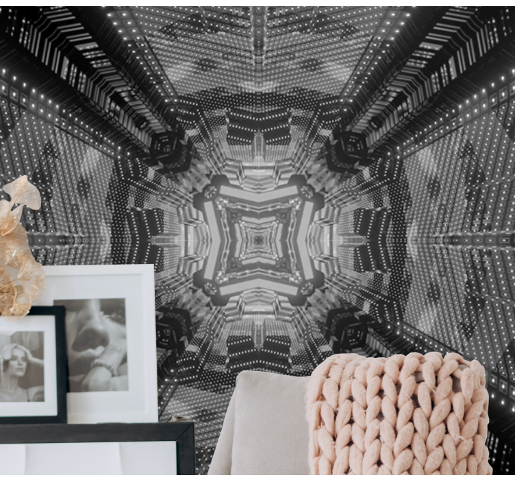 Abstraktní fototapeta složitých geometrických vzorů - TenStickers