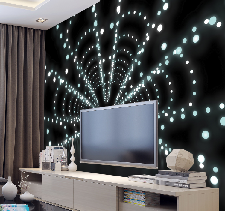 Abstraktní kruhy fototapeta - TenStickers