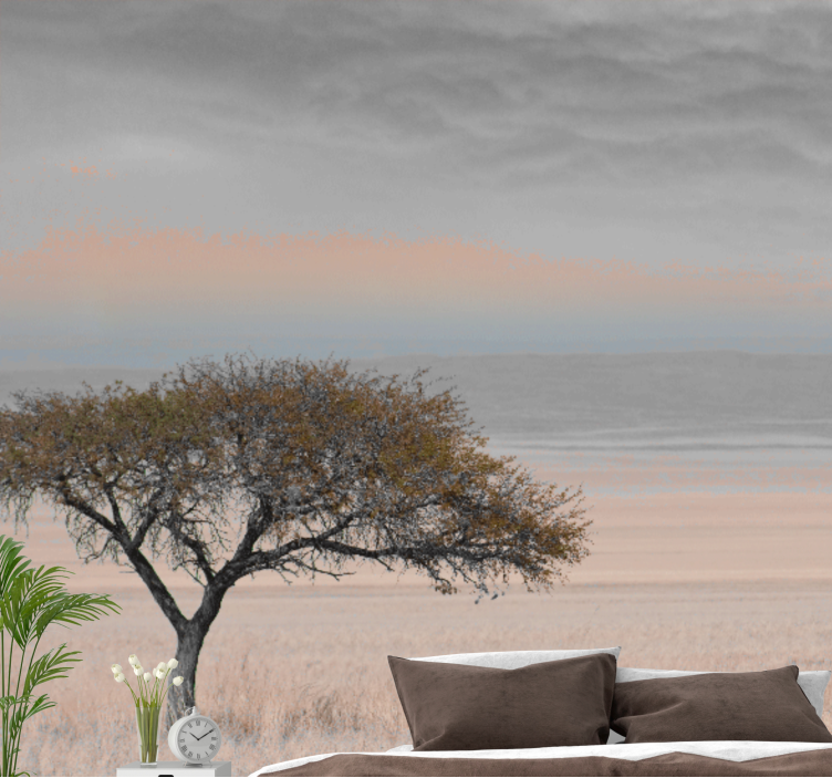 Africká savana 3 barvy manželství fototapeta - TenStickers