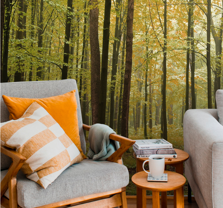 Fototapeta "cottagecore" lesní příroda - TenStickers