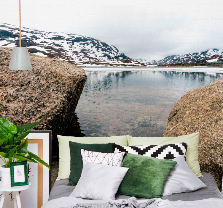 Fototapeta klidné horské ozvěny - TenStickers