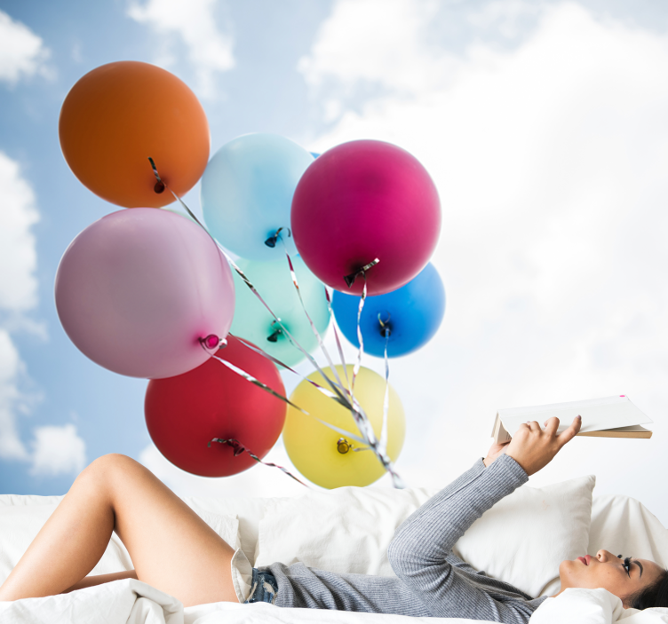 Fototapeta květina barevná kolekce balónků - TenStickers