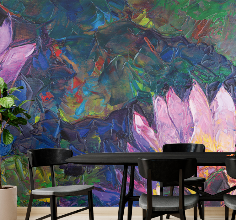 Fototapeta květiny abstraktní lotosový květ - TenStickers