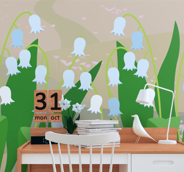 Fototapeta květiny jemné květinové rozkvetení - TenStickers