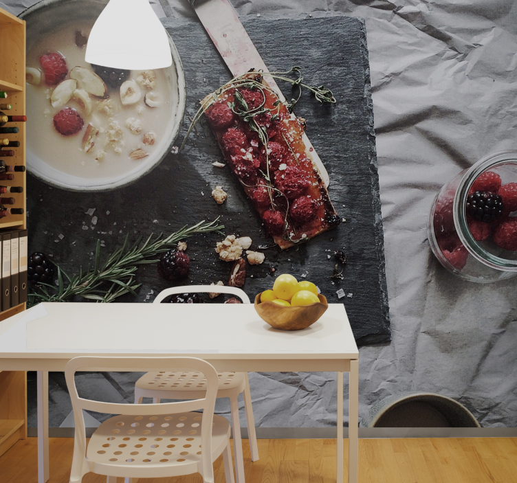 Fototapeta květiny osvěžující bobulové potěšení - TenStickers